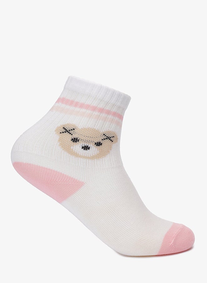 Carina Girly Cute Printed Socks - 2 Pairs - Image 3