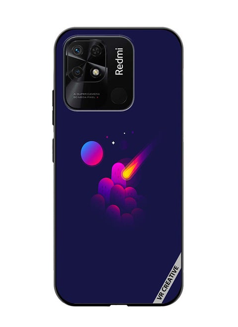 Protective Case Cover For Xiaomi Redmi 10C Space Minimalist Design Multicolour