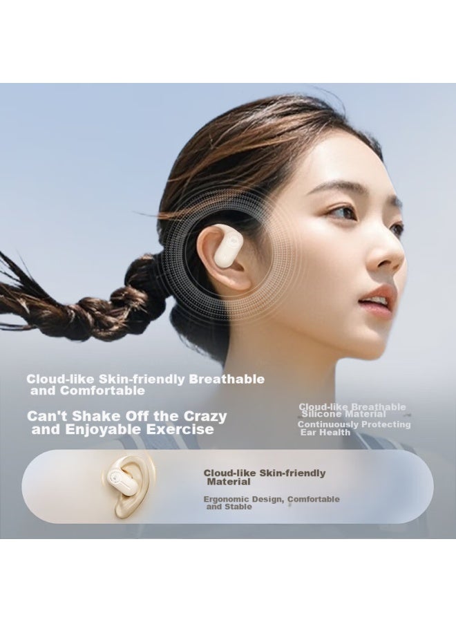 Ikf Ego Open-ear Bluetooth Wireless Earphones Conduction Directional Sound Sports Running App Smart Connection Compatible With Apple Huawei - Athens Black - Image 5