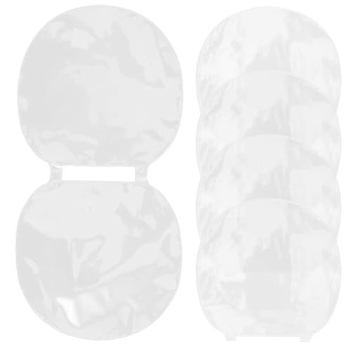 Toddmomy Table Tennis Racket Protective Film 5Pack DoubleSided Adhesive Paddle Covers Transparent Durable Film for Scratch and Dust Protection Sports Accessory - Image 1