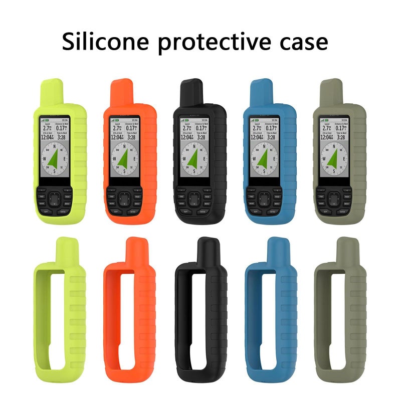 Fluorescent Green Protective Case for GPSMAP 669S 679 Weatherproof Shock Absorbing Lightweight - Image 2