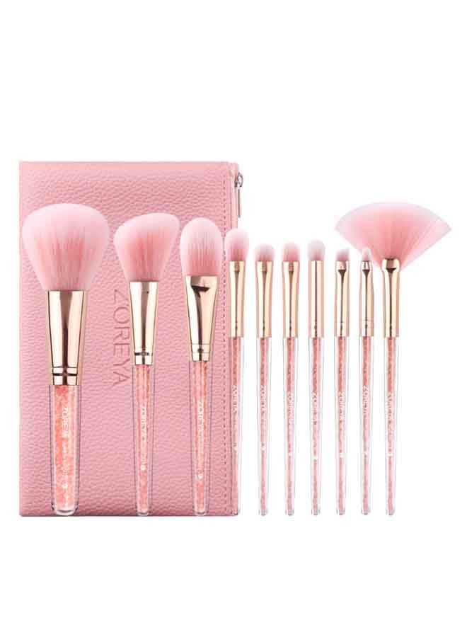 نيبمينينت طقم فرش مكياج متعددة الوظائف من 10 قطع متعدد الألوان