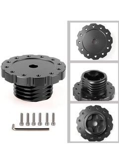 TLAXCA محول عجلة القيادة من الألومنيوم، محول عجلة قيادة ألعاب Sim Racing لـ T300، T500، TS-PC، TS-XW  - Image 2