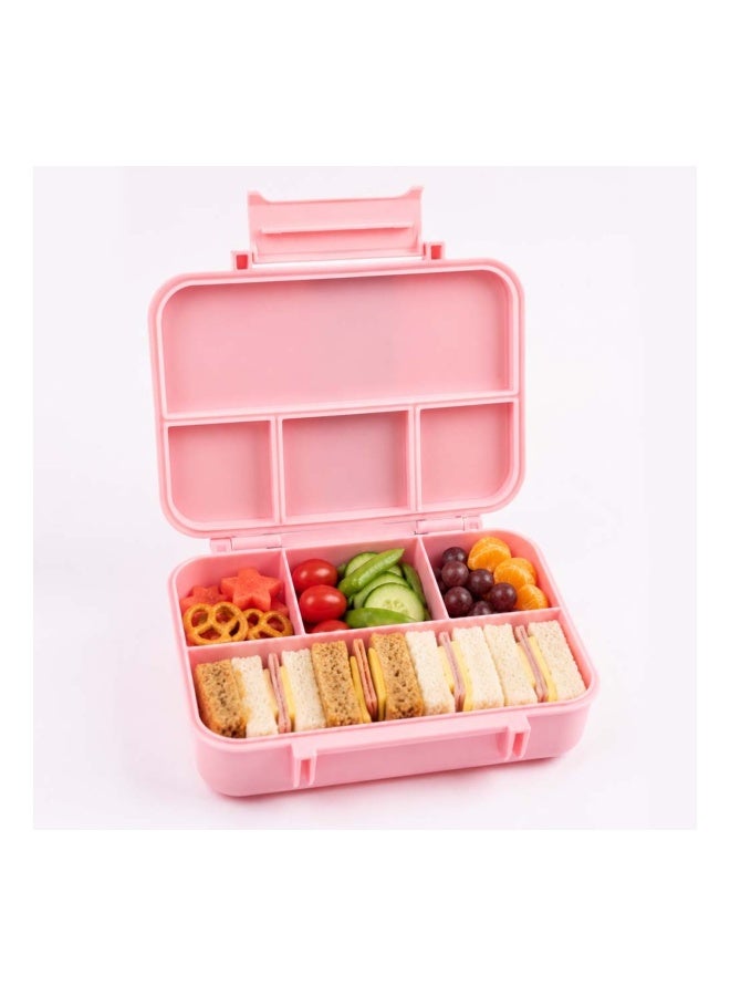 Cocobee Tritan Bento Lunch Box, 4 Compartments- Pink - Image 1