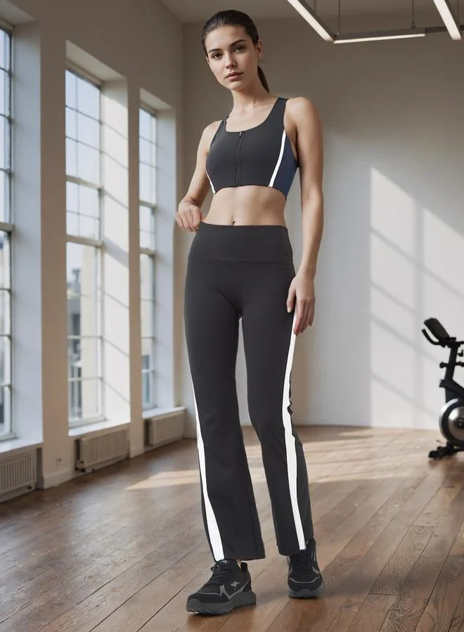 ADOT by Splash Colourblock Flared Leggings