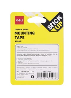 Deli Deli Mounting Double Sided Tape, 1.5 Meter Length X 25 Mm Width  - Image 3