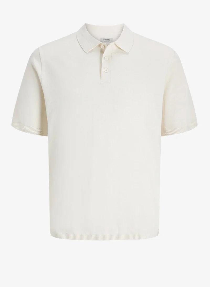 JJ Rebel  Essential Knit Fit Polo for Men | Best Price UAE
