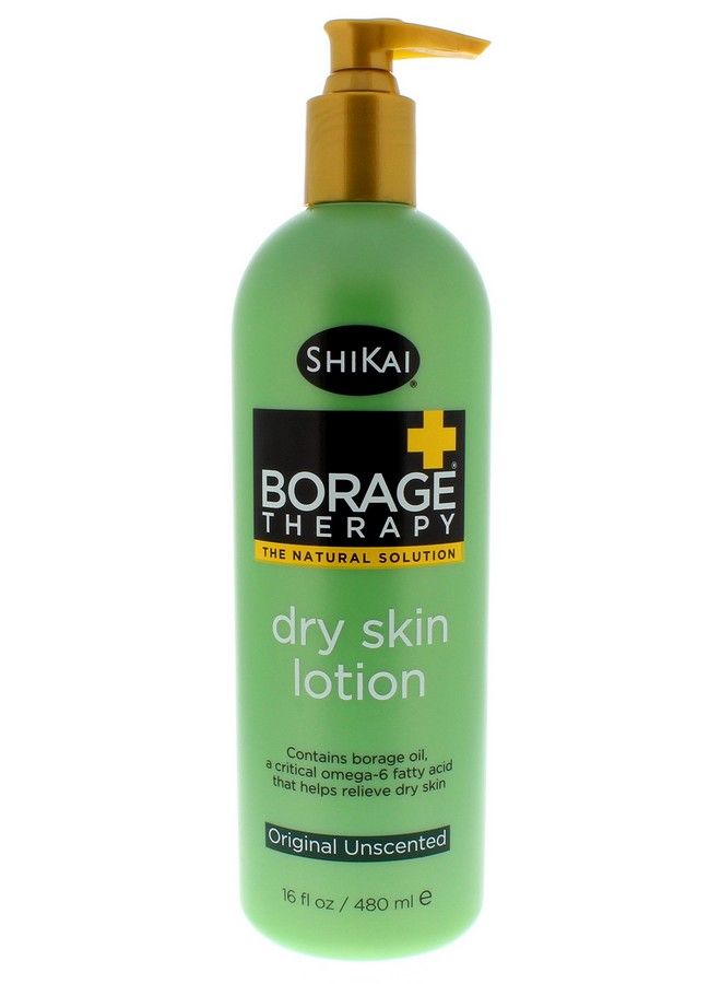 SHIKAI Skikai Borage Therapy Dry Skin Lotion Body Moisturizer (16 Oz) Unscented Skincare ; Hydrating Lotion For Dry Hands & Body ; With Oatmeal & Shea - Image 2