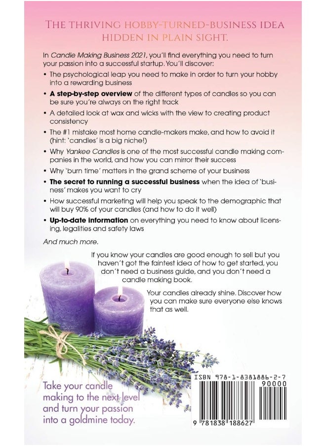 null - Candle Making Business 2021: How to Start, Grow and Run Your Own Profitable Home Based Candle Startup Step by Step in as Little as 30 Days With the Most Up-To-Date Information - Image 1