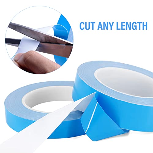 HOAOH Thermal Adhesive Tape, 25m x 10mm x 0.20mm Double Side Thermal Tapes Cooling Heatsink Pad Apply to LED, IGBT IC Chip Computer CPU GPU Modules MOS Tube SSD Drives - Image 3