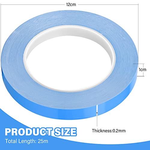 HOAOH Thermal Adhesive Tape, 25m x 10mm x 0.20mm Double Side Thermal Tapes Cooling Heatsink Pad Apply to LED, IGBT IC Chip Computer CPU GPU Modules MOS Tube SSD Drives - Image 2