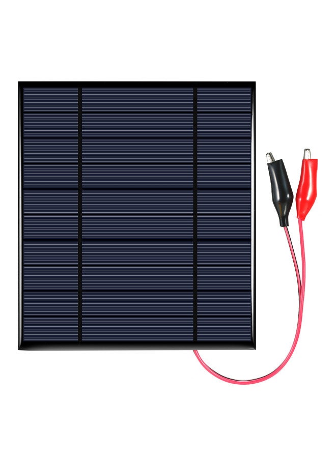2.5W 5V Polycrystalline Silicon Solar Panel with Alligator Clips Solar Cell for DIY Power Charger  - Image 5