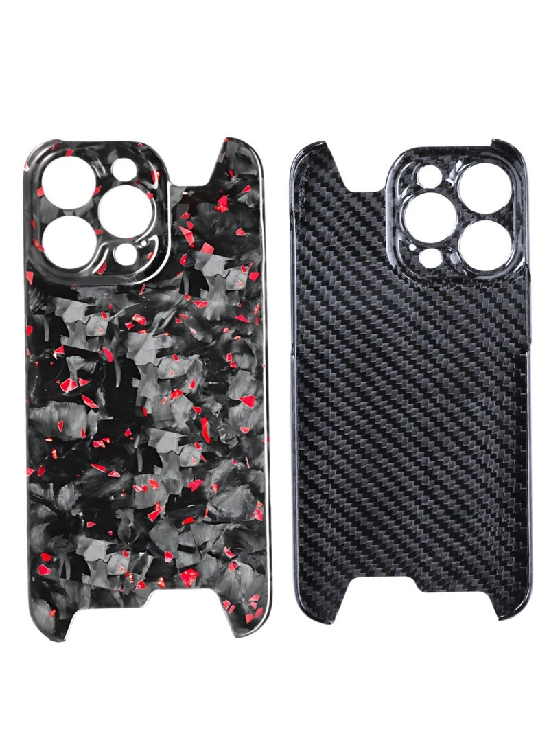 SOLARAE Real Aramid Carbon Fiber Ultra Thin Case Cover For iPhone 14 Pro Max (Red) - Image 1
