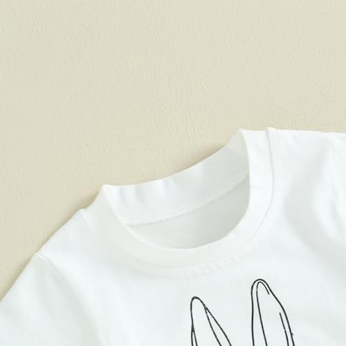 Gureui My First Easter Toddler Baby Boy Outfit 12-18 Months Crewneck Short Sleeve T-Shirt Top Pants Infant Summer Clothes - Image 5