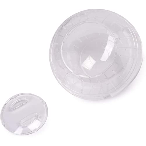 SAVIC Runner Exercise Ball for Small Pets – 12cm Transparent Hamster Ball for Guinea Pigs, Mice, Gerbils, Kittens & Small Dogs Safe & Fun Workout Toy for Active Playtime Indoors - Image 3