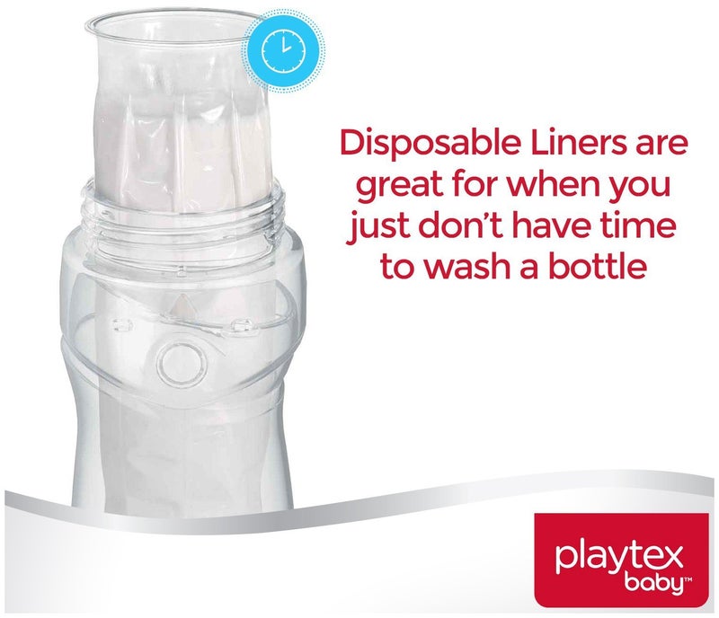 Playtex BPA Free Premium Nurser Bottles with Drop in Liners, 3 Count - Image 2