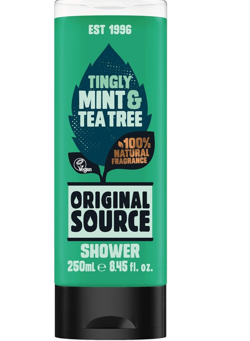 جل استحمام برائحة النعناع المنعش وشجرة الشاي 250 مل