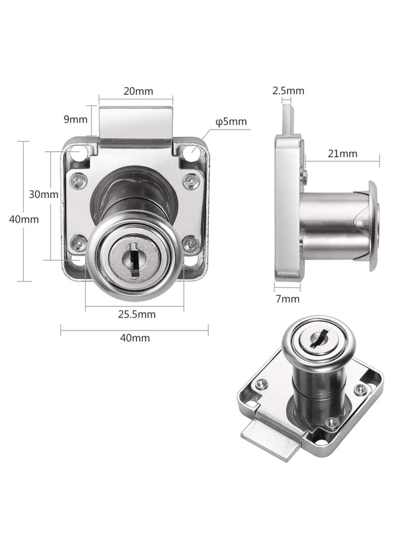 Generic 1 PCS Security Cabinet Lock 22mm with Key – Different Cupboard Lock for Furniture, Cabinet, Mailbox, Drawer, Household, and Office  - Image 3