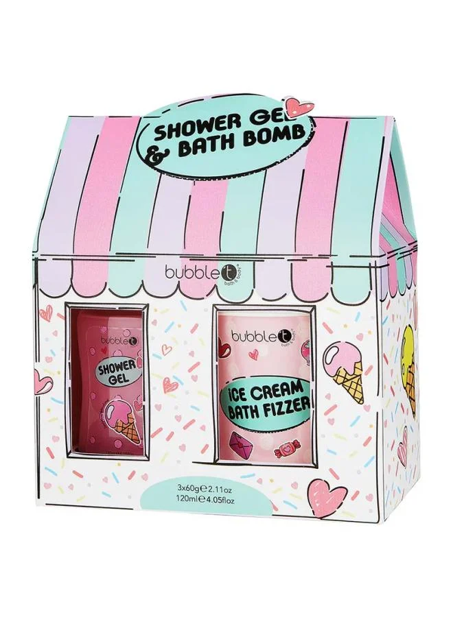 bubble t cosmetics Cartoon Shower Gel & ice cream set