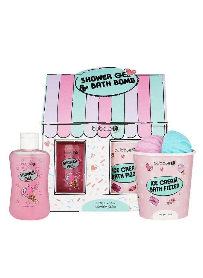 بابل تي كوزميتيكس Cartoon Shower Gel & ice cream set