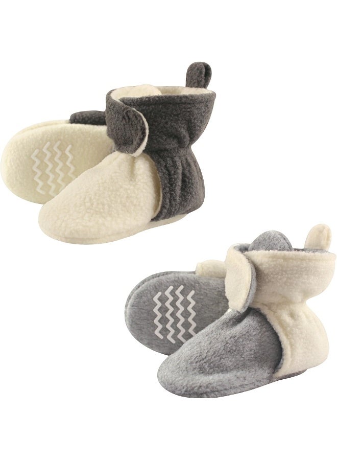 hudson baby Hudson Baby Unisex-Baby Cozy Fleece Booties  - Image 1