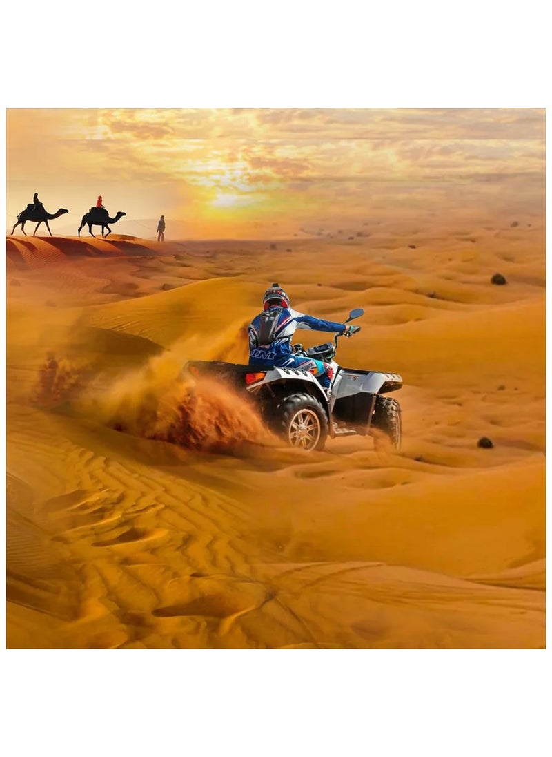 Dreamdays Dreamdays Evening Desert Safari Adventure Vocuher in Abu Dhabi with Dinner for 1 Person  - Image 5