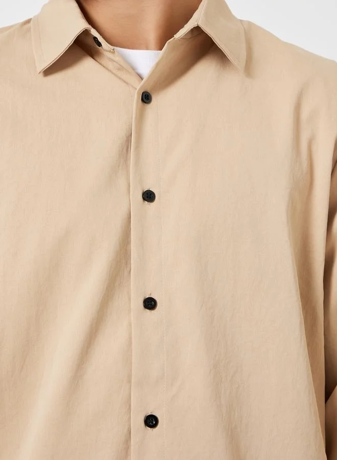 Take Two  Men Solid Spread Collar Shirt and Pants Co-ords for Men | Best Price UAE