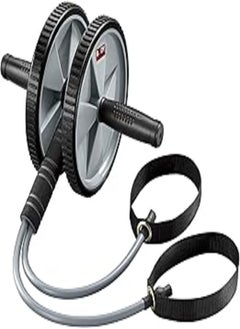 BODY SCULPTURE Body Sculpture BB-705 Exercise Wheel with Bungee Cords 