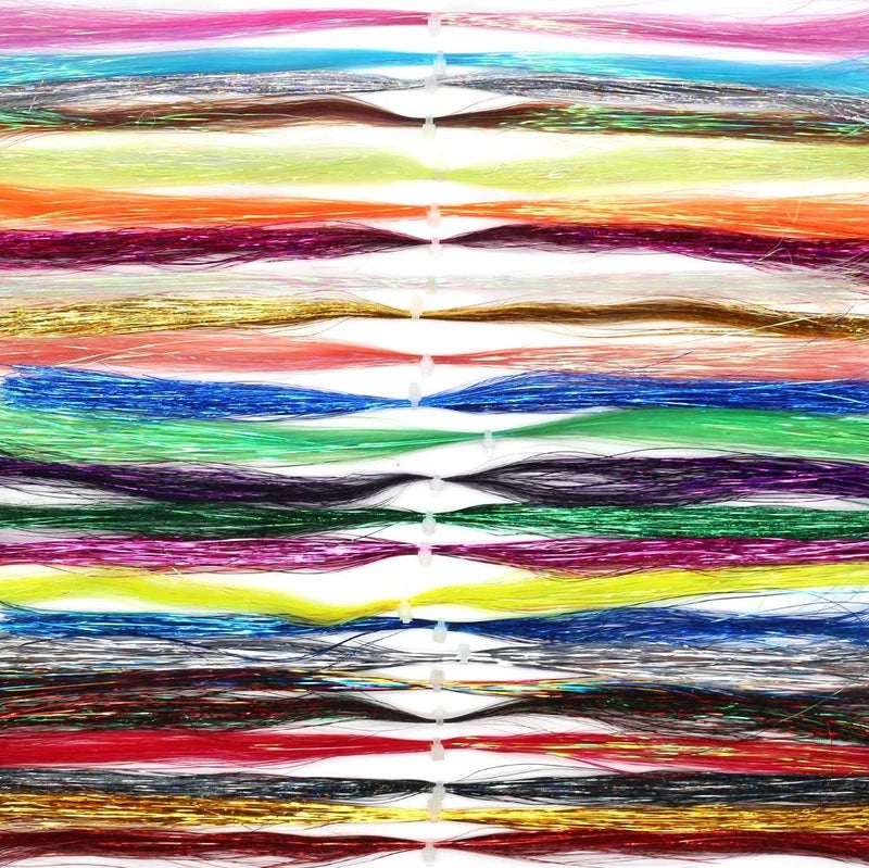 XFISHMAN Fly Tying Materials 12 Colors Krystal Flash Ripple Flashabou Flies Fishing Lure Making Supplie - Image 2