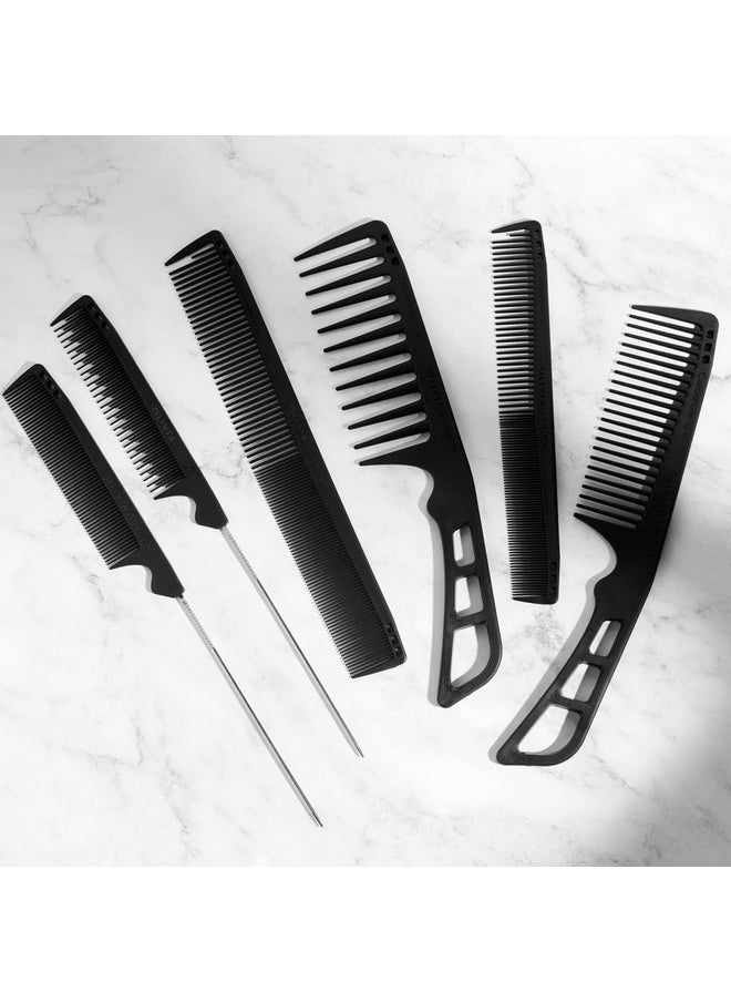 Olivia Garden - Livia Garden Carbonlite 8.5" Cutting Comb Made Of Carbon Ultralight High Heat Resistant Durable And Antistatic - Image 1