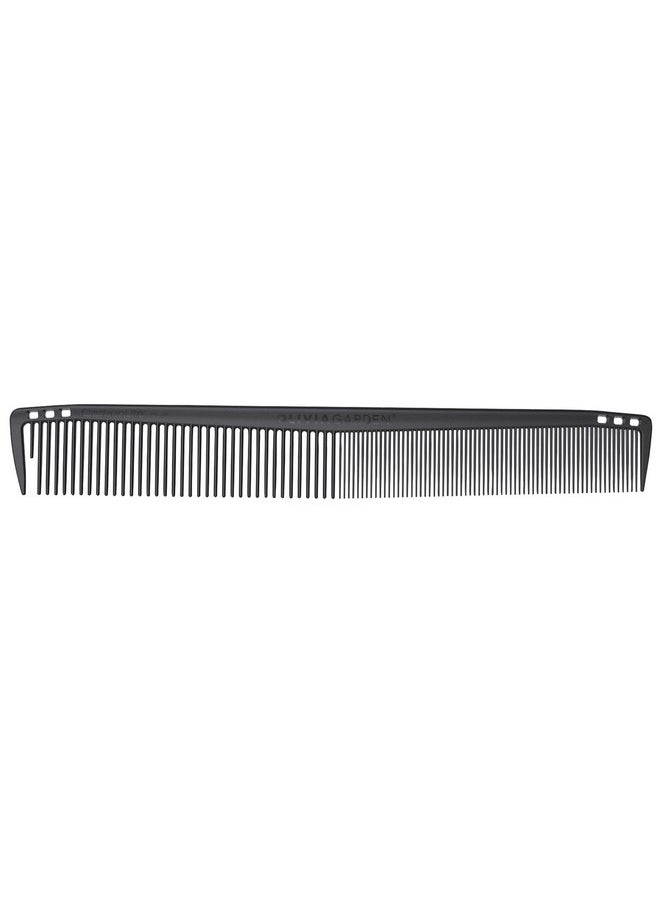 Olivia Garden - Livia Garden Carbonlite 8.5" Cutting Comb Made Of Carbon Ultralight High Heat Resistant Durable And Antistatic - Image 1