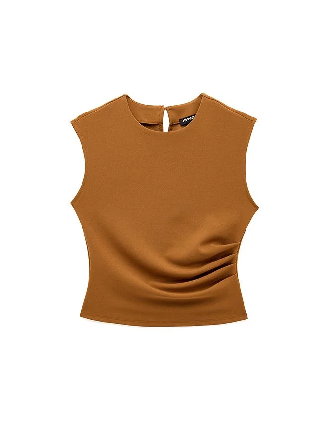 Koton  Crew Neck Blouse for Women | Best Price UAE