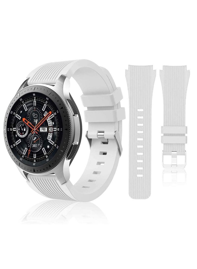 Soft Silicone Bands Bracelet Sports Strap for Men & Women Samsung Gear S3 Frontier Watch 4 Bands 46mm - Image 1