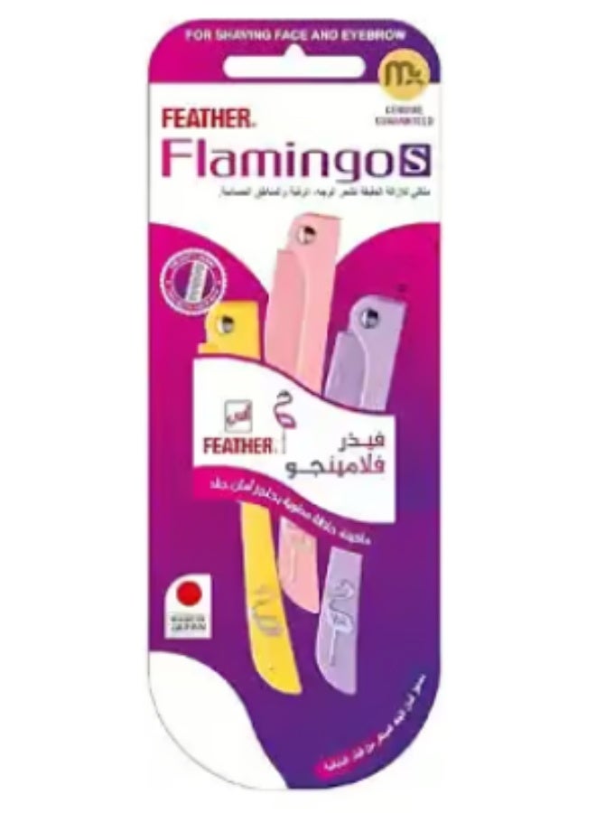 فلامينجو بي فلامينجو شفرات حلاقة مطوية لازالة شعر الوجه والجسم للسيدات - Image 1