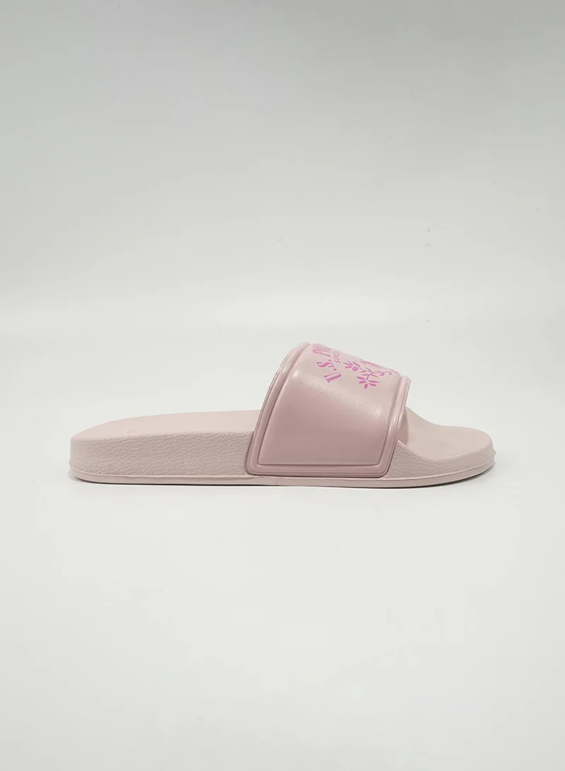 U.S. Polo Assn. Powder U.S. Polo Assn. Melom Women's Slip-On Comfortable Casual Everyday Slide Sandals - Powder for Women | Best Price UAE