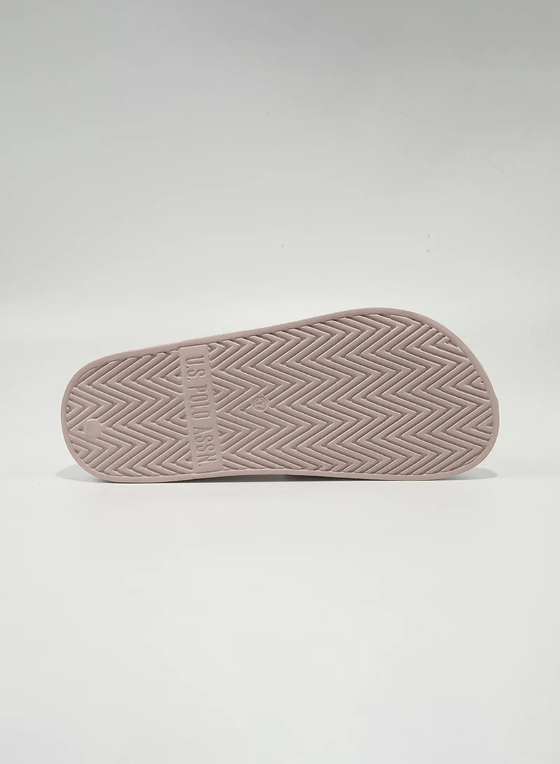 U.S. Polo Assn. Powder U.S. Polo Assn. Melom Women's Slip-On Comfortable Casual Everyday Slide Sandals - Powder for Women | Best Price UAE