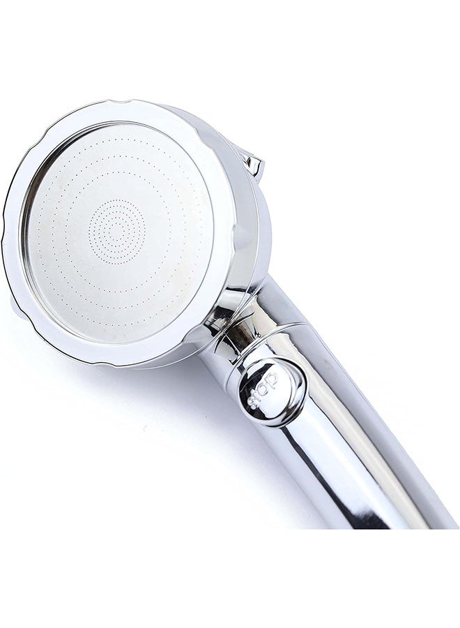 Home Pro Home Pro Handheld Shower Head High Pressure Water Saving Shower Head High Pressure 3 Spray Settings Shower Head Easy Cleaning Nozzles Chrome Finish  - Image 2
