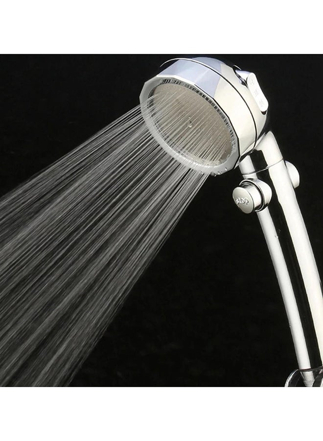 Home Pro Home Pro Handheld Shower Head High Pressure Water Saving Shower Head High Pressure 3 Spray Settings Shower Head Easy Cleaning Nozzles Chrome Finish  - Image 5