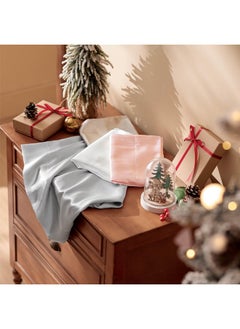 Bedsure Bedsure Satin Sheets - King Sheet Set, 4 Pcs King Bed Sheets, Similar to Silk Sheets, Bed Sheets King Size for Hair and Skin, Gifts for Women (Silver Grey, King)  - Image 5