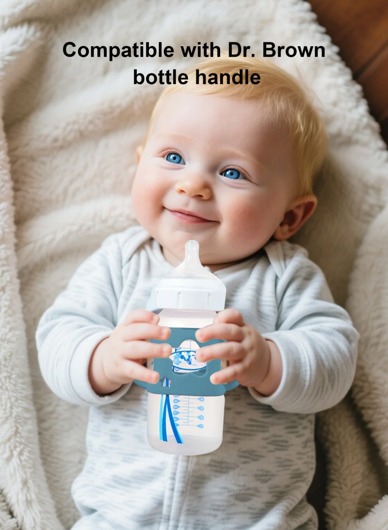 أوربازار 4 قطع مقابض زجاجات لزجاجات فيليبس أفنت ناتشورال، حامل زجاجات - Image 3