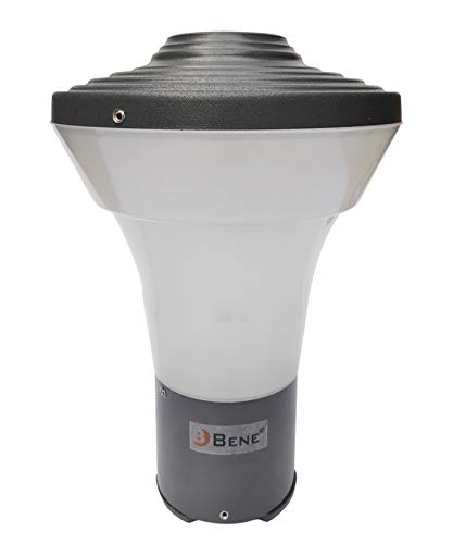 BENE Gate Light/Garden Light/Outdoor Lamp FKoel Milky (Grey, 19 Cms) - Image 5