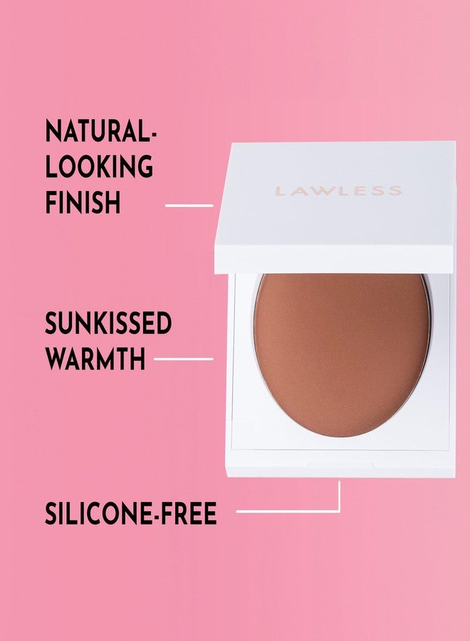 LAWLESS Women's Talc Free Velvet Matte Bronzer, Blazed, 0.3 oz/ 11 g - Image 3