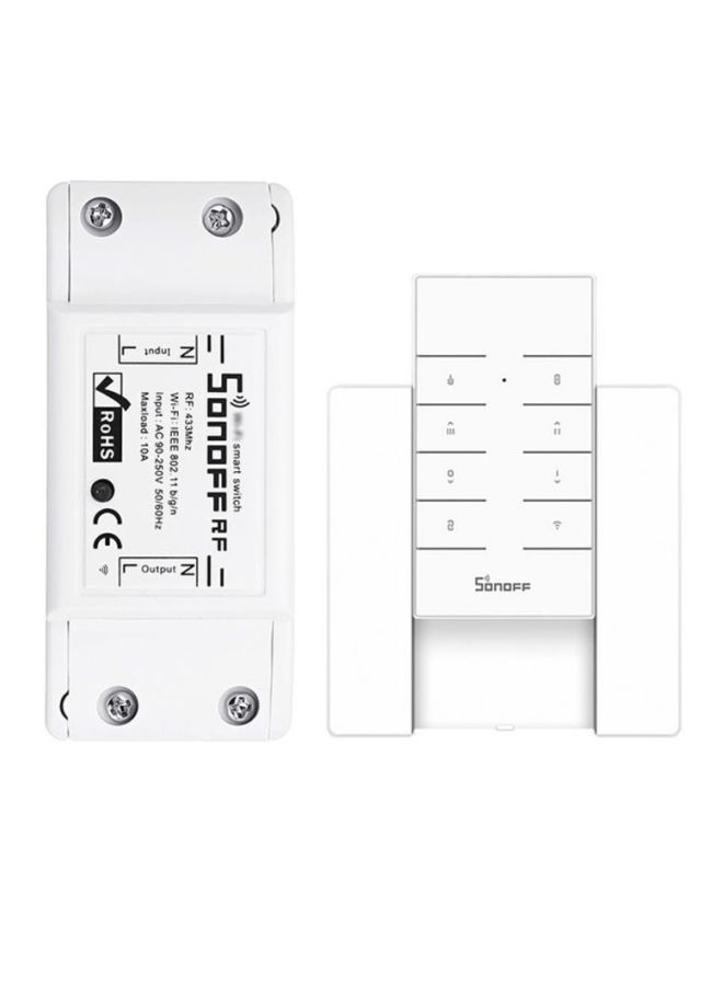 NIBEMINENT Wireless Switch Socket Module White - Image 1