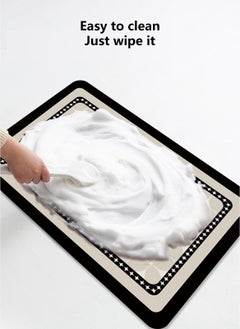 Sharpdo Simple Soft Diatom Mud Absorbent and Quick Drying Non Slip Floor Mat Suitable for Carpets in Bathrooms Toilets and Entrance Areas 40*60CM  - Image 3