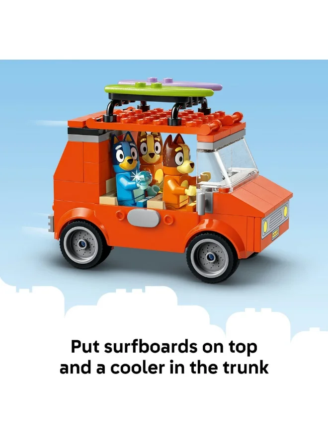 LEGO Bluey Bluey's Beach & Family Car Trip 11202 (133) Pieces