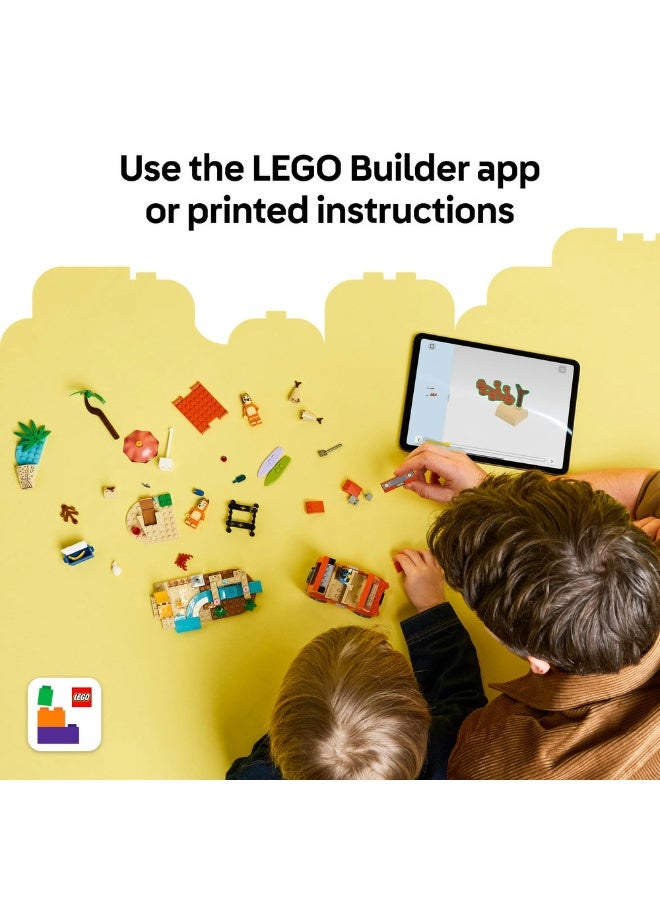 ليغو رحلة عائلة بلوو بلوو بالسيارة إلى الشاطئ مكونة من  قطعة - Image 5