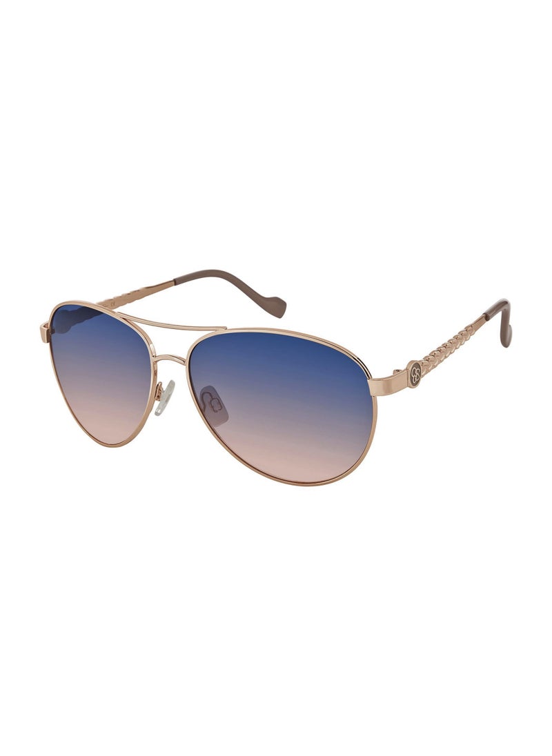 Jessica Simpson Jessica Simpson Women's J5702 Elegant Metal Aviator Pilot Sunglasses with UV400 Protection- Glamorous Lightweight Sunglasses for Women, 61mm  - Image 1