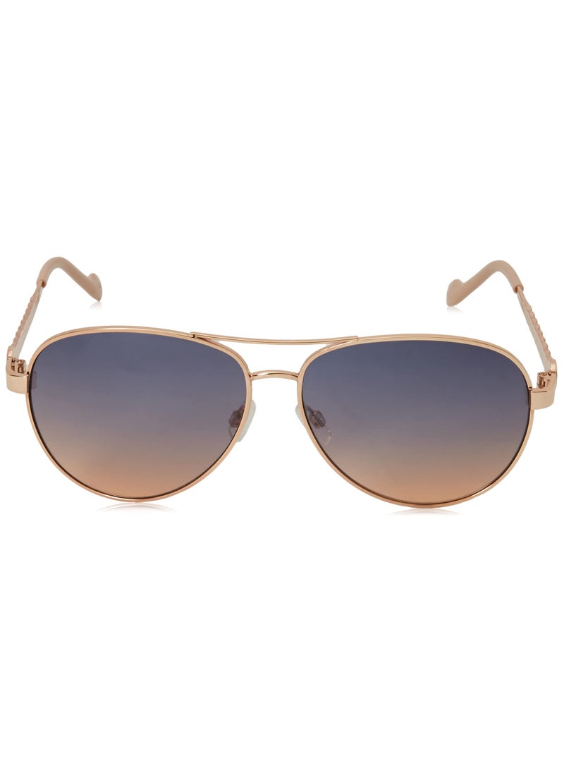 Jessica Simpson Jessica Simpson Women's J5702 Elegant Metal Aviator Pilot Sunglasses with UV400 Protection- Glamorous Lightweight Sunglasses for Women, 61mm  - Image 2
