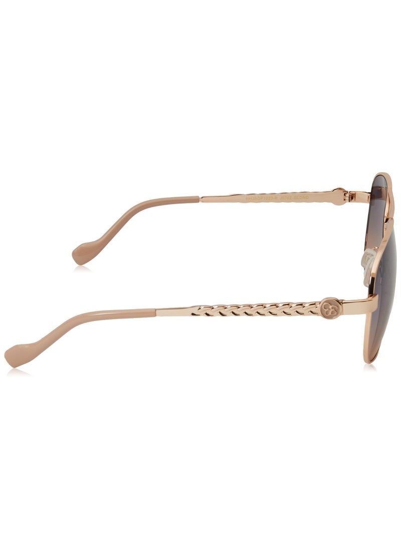 Jessica Simpson Jessica Simpson Women's J5702 Elegant Metal Aviator Pilot Sunglasses with UV400 Protection- Glamorous Lightweight Sunglasses for Women, 61mm  - Image 3