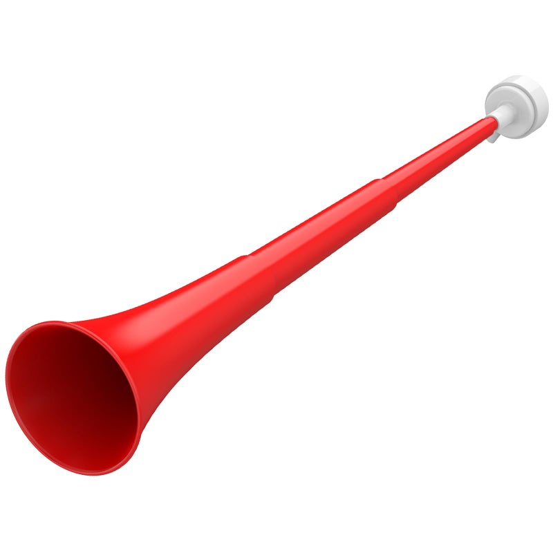 Ouffun Collapsible Stadium Horn 24 Inch Vuvuzela Plastic Trumpet Horn Blow Horn Noisemakers Loud Sound Soccer Horn Cheer Horn for Sporting Events Graduation Games School Party Supplies Favors Accessories - Image 3